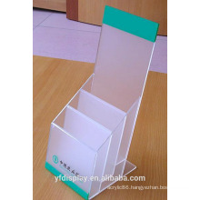 Custom-made Frosted Acrylic Brochure Holder For Bank